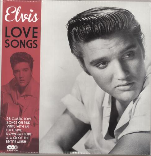 Elvis Presley Love Songs - Pink Vinyl + CD - Sealed UK 2-LP